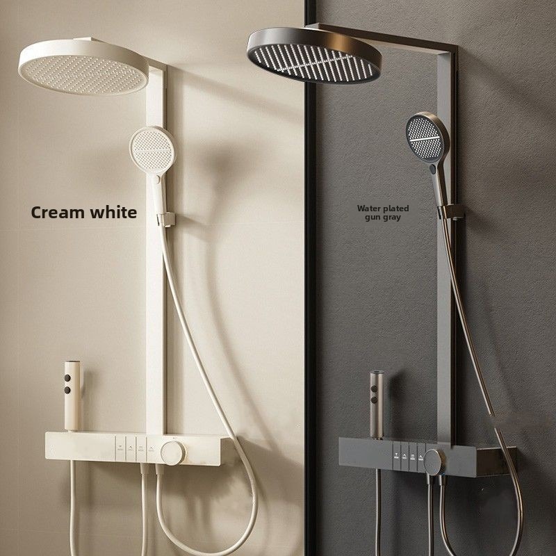 Spa & Wellness Retreat - Thermostatisches Wandmontiertes Duschsystem Nahtloses Spa-Ambiente Hochdruck