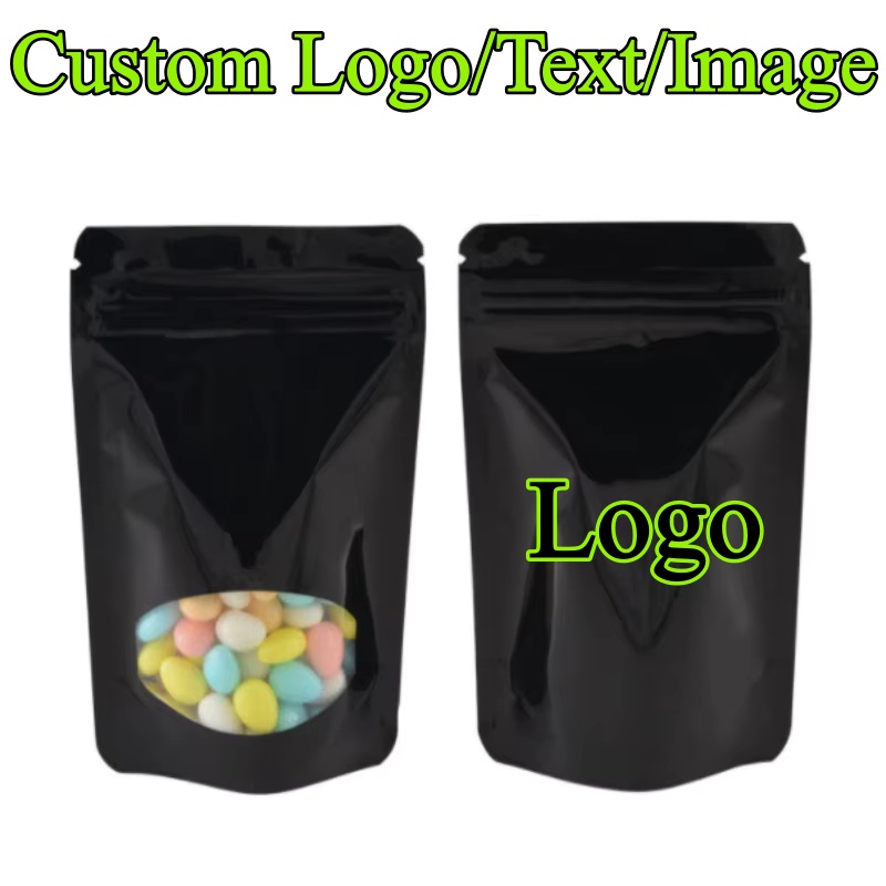 Sugar Scrub Coffee - 100PCS Aluminium Folie Fenster Ziplock Verpackung