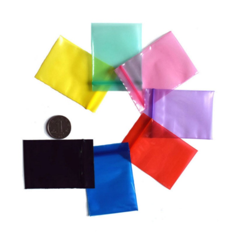 Sugar Scrub Coffee - 50/100PCS Dicke PE Kunststoff Ziplock Schmuck