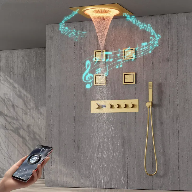 Intelligentes LED-Duschset Bad – Spa & Wellness Retreat Bewertung und Preis